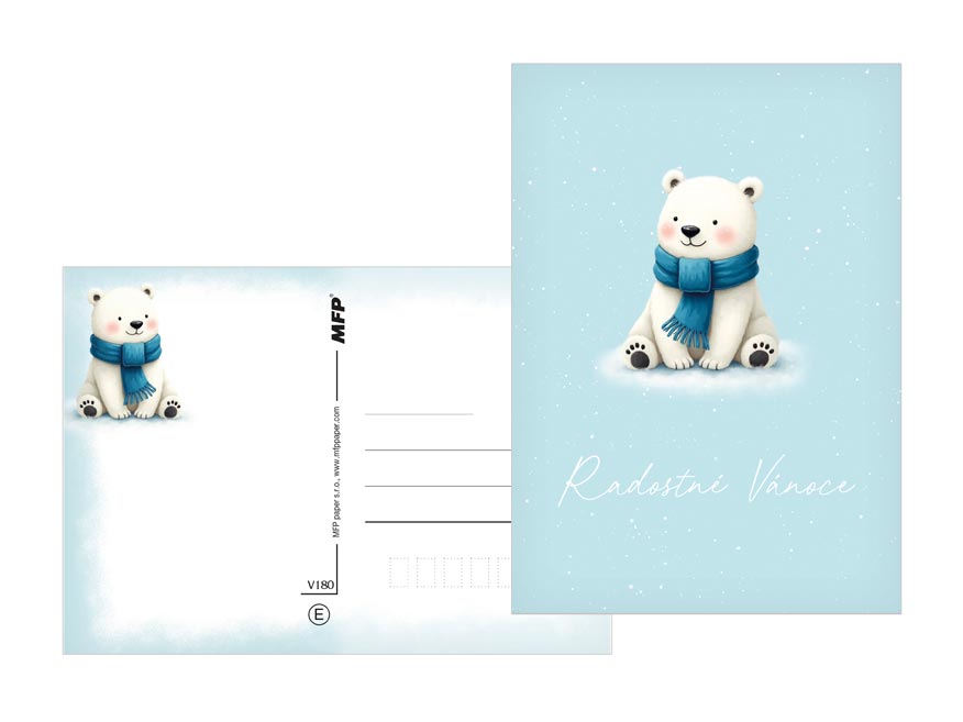 Pohlednice vánoční 180 E matné lamino + lesklý UV lak - Obrázek 7