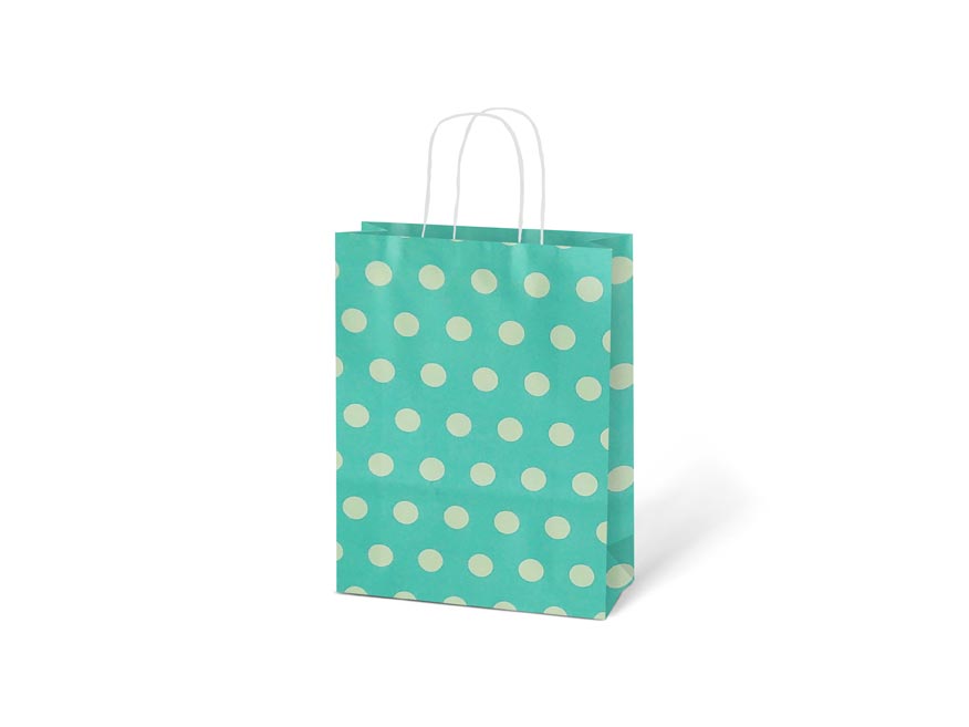 Taška MFP dárková kraft 150x210x80 puntík mix S - Obrázek 5