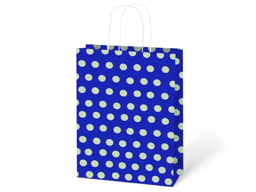 Taška MFP dárková kraft 245x310x105 puntík mix L - Obrázek 6