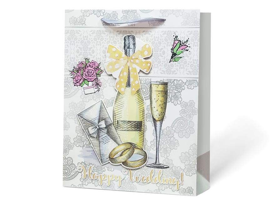 Taška MFP dárková L LUX mix č.54 (260x320x120) - Obrázek 2