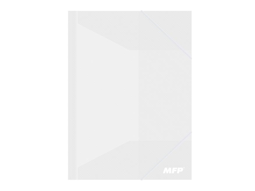 Složka M A4 čirá 3 klop.s gumou PP
