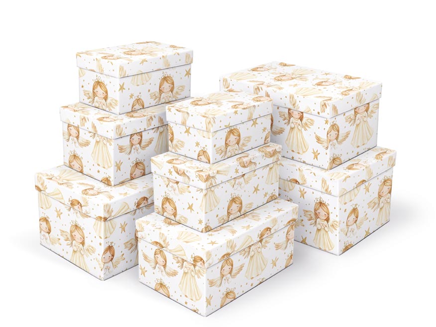 Krabice dárková vánoční B-V011-G 28x18x14cm - Obrázek 2