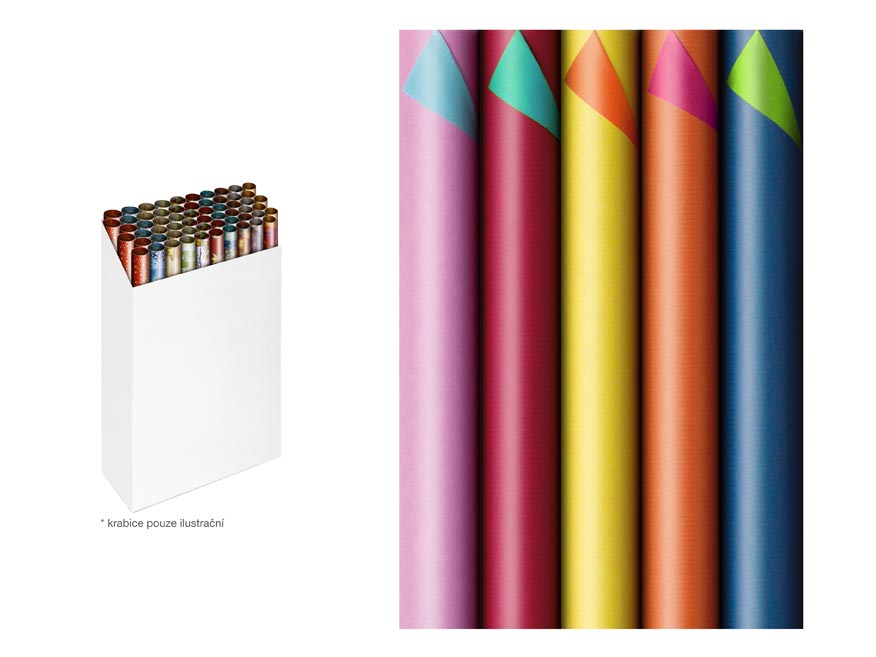 Balící papír role 200x70 Dvoubarevný