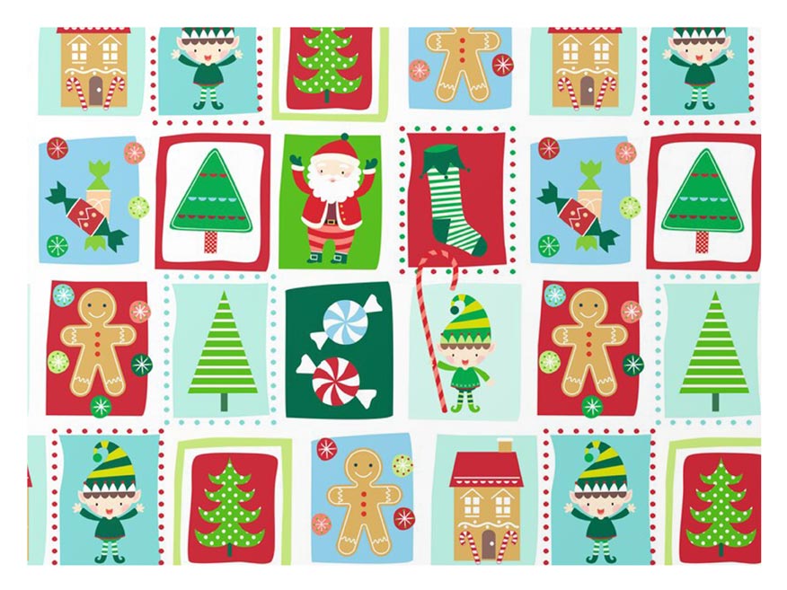 Balící papír vánoční role 500x70 mix č.10 - Obrázek 9