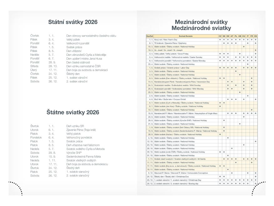 Diář 2026 D801 PU soft potištěné 3 - Obrázek 3