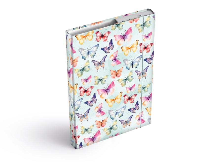 Desky na sešity MFP box A4 Motýli