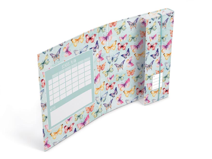 Desky na sešity MFP box A4 Motýli - Obrázek 2
