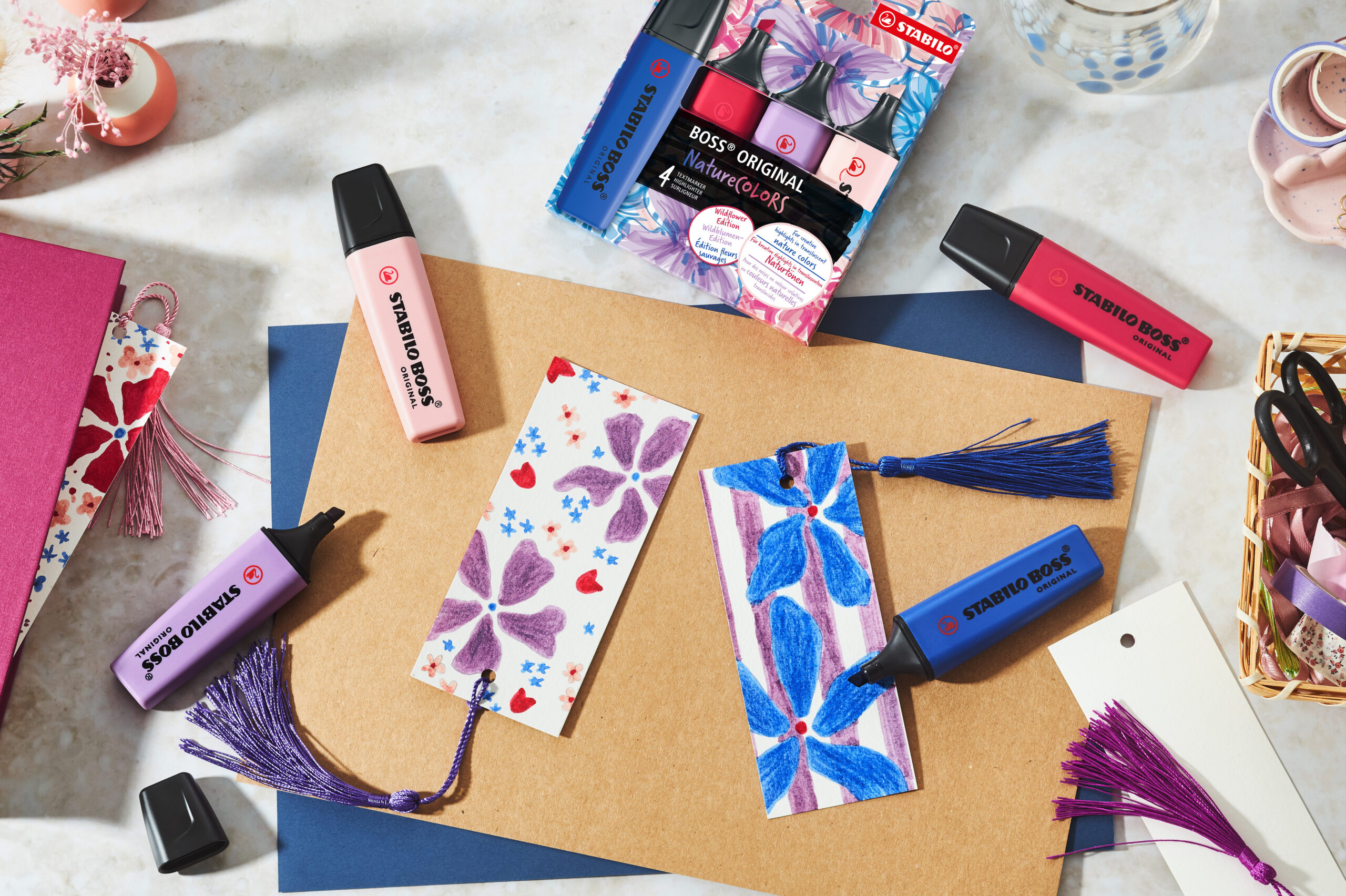 STABILO BOSS NatureCOLORS Wildfowers rumencová červeň - Obrázek 4