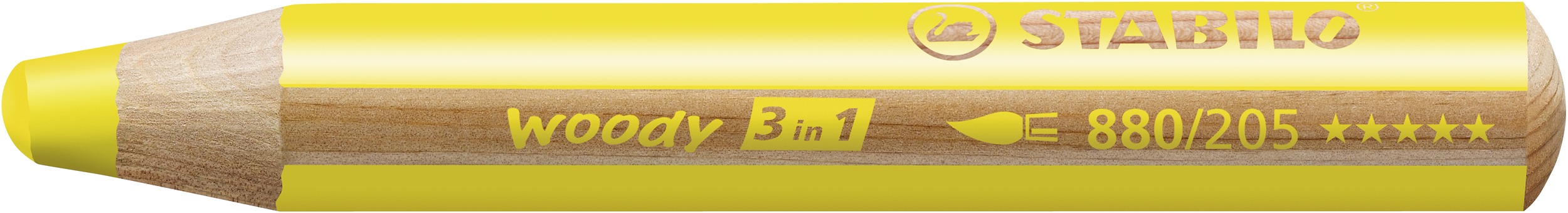 Pastelky Woody 3 in 1 Stabilo 8806, sada 6 ks - Obrázek 2