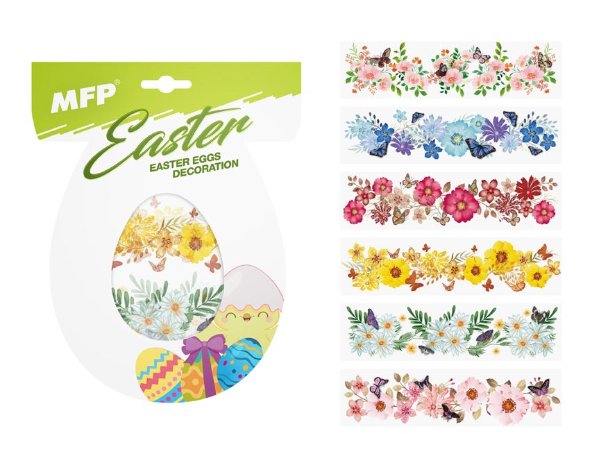 Velikonoční obtisk na vajíčka 1004 košilky mix motivů 12 - Obrázek 4