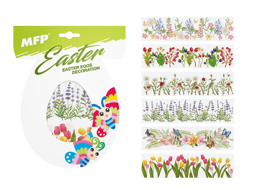 Velikonoční obtisk na vajíčka 1004 košilky mix motivů 12 - Obrázek 5