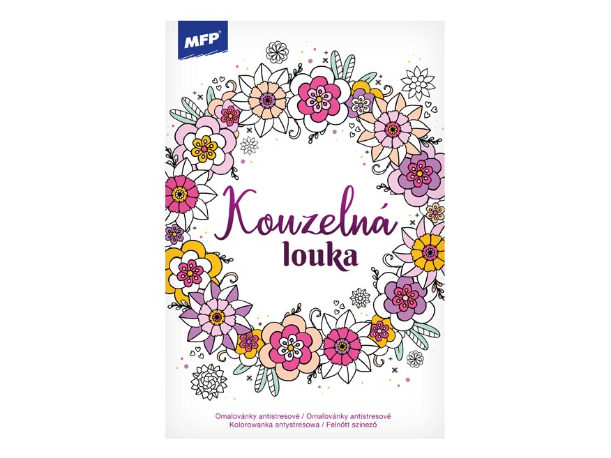 Omalovánky antistres kouzelná louka