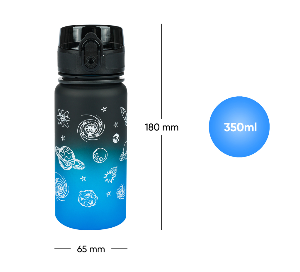 BAAGL Tritanová láhev na pití Gradient Vesmír 350 ml - Obrázek 7
