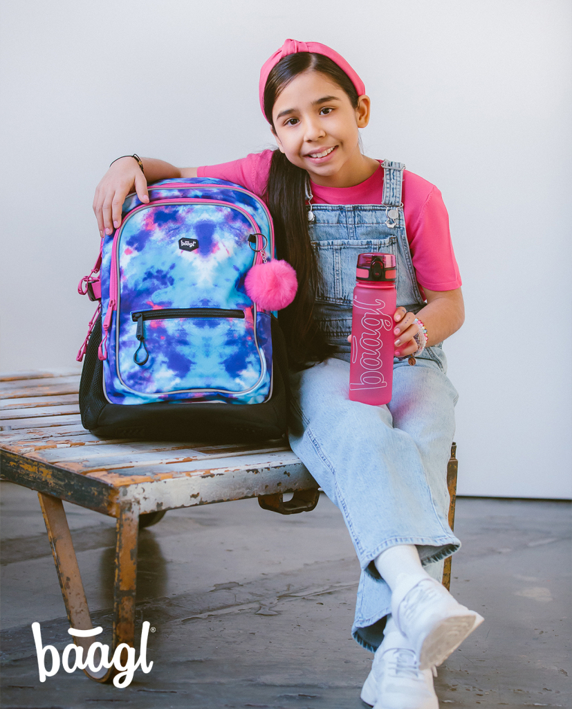 BAAGL Tritanová láhev na pití Logo - růžová, 500ml - Obrázek 8