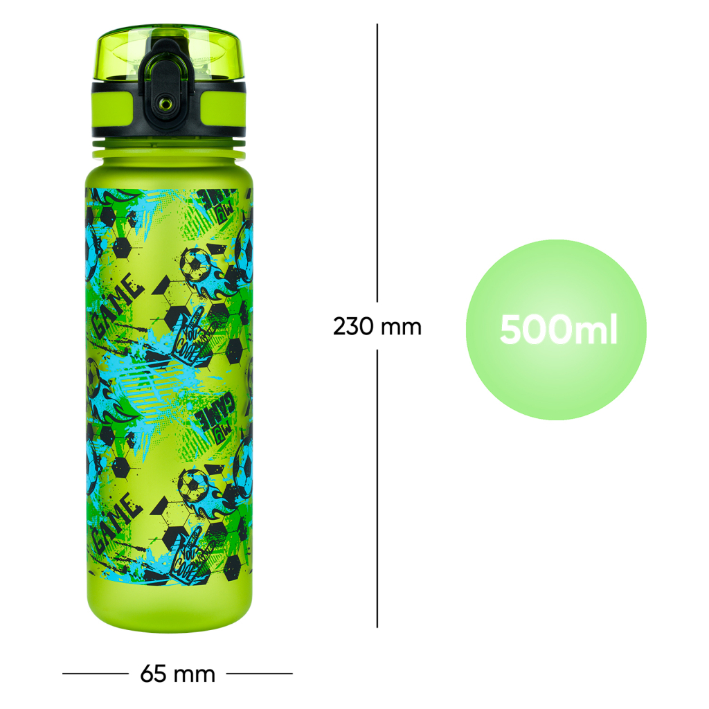 BAAGL Tritanová láhev na pití Fotbal Game, 500 ml - Obrázek 7