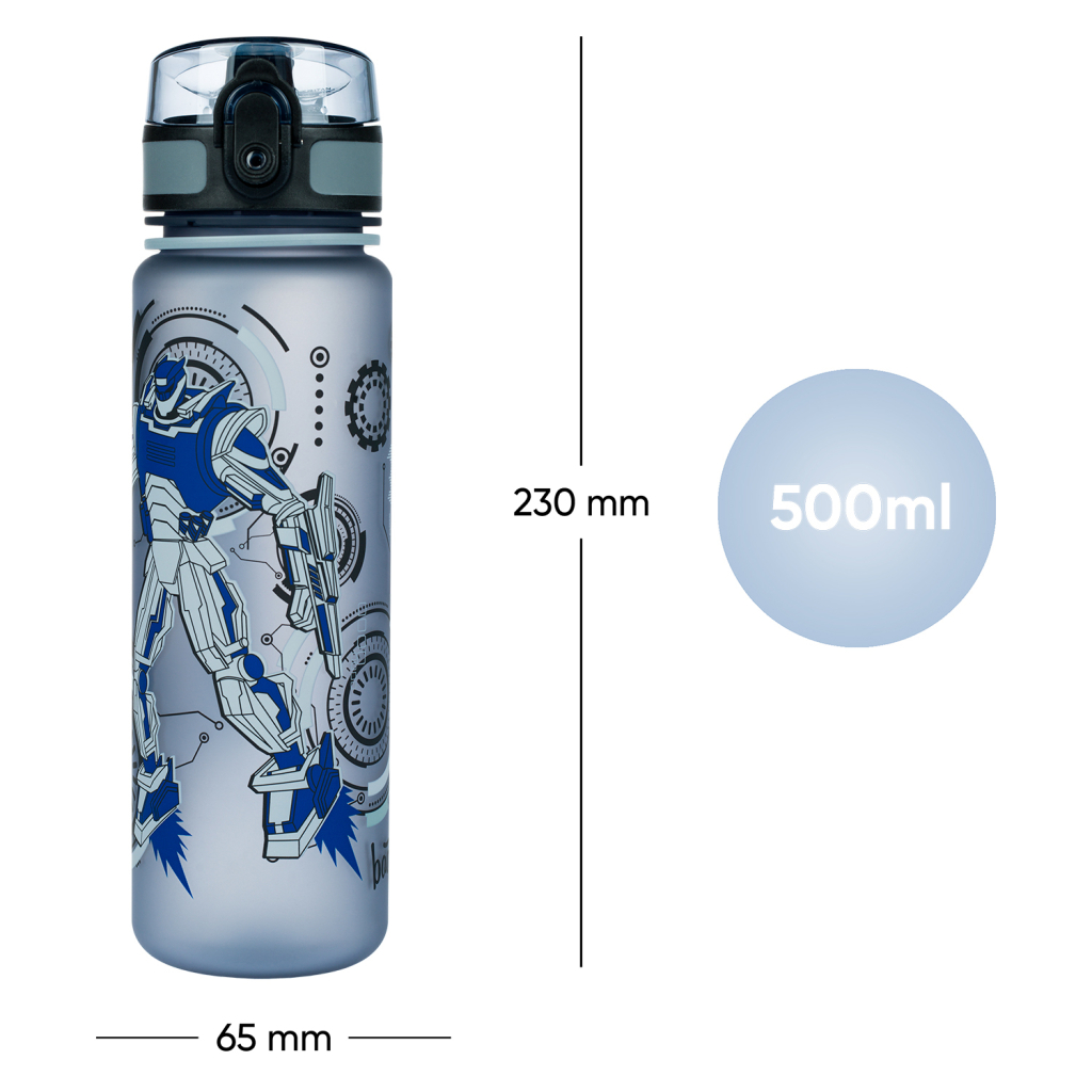 BAAGL Tritanová láhev na pití Roboti, 500 ml - Obrázek 7