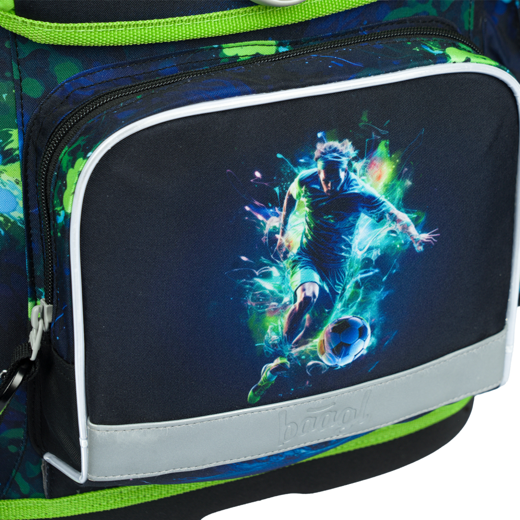 BAAGL Školní aktovka Ergo Fotbal Hráč - Obrázek 9