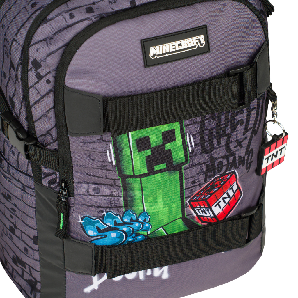 BAAGL Školní batoh Skate Minecraft TNT - Obrázek 6