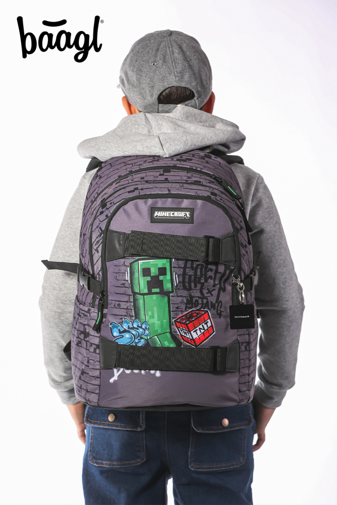BAAGL Školní batoh Skate Minecraft TNT - Obrázek 13