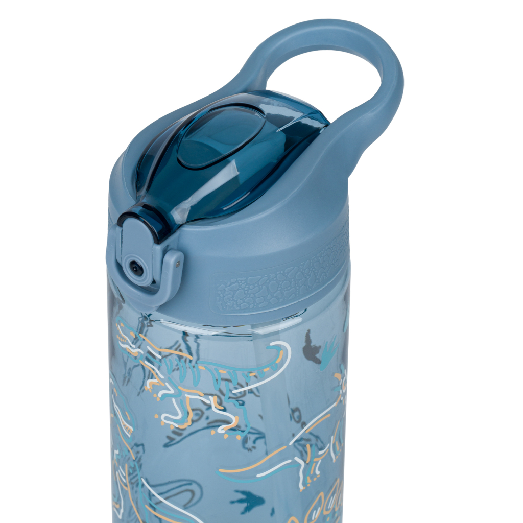 BAAGL Tritanová láhev na pití s brčkem Dino 500 ml - Obrázek 3