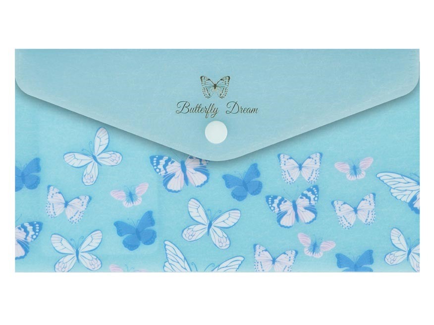 Složka s drukem DL Motýli modrá - Obrázek 5