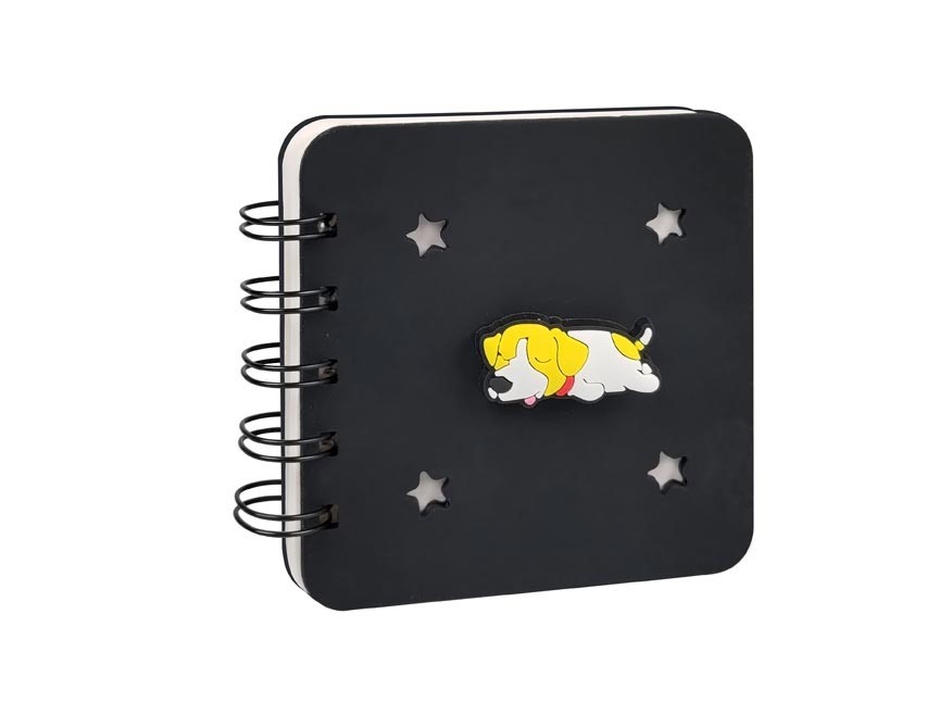 Gifty - Silikonový bloček černý + 1 pin zdarma