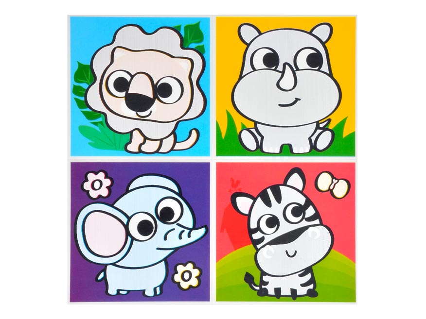 Fólie do koupelny 20x20cm mix motivů - Obrázek 3