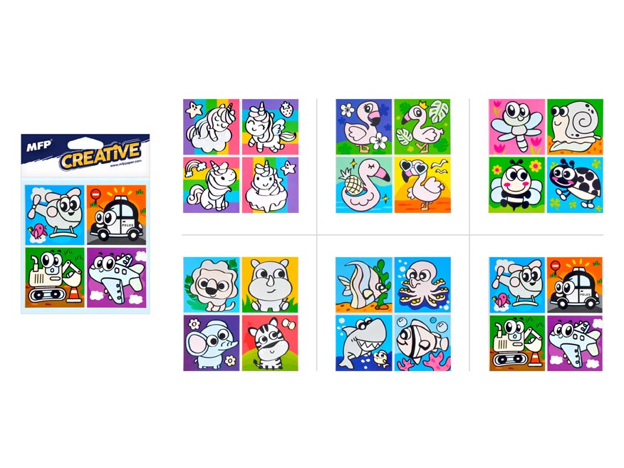 Fólie do koupelny 20x20cm mix motivů - Obrázek 4