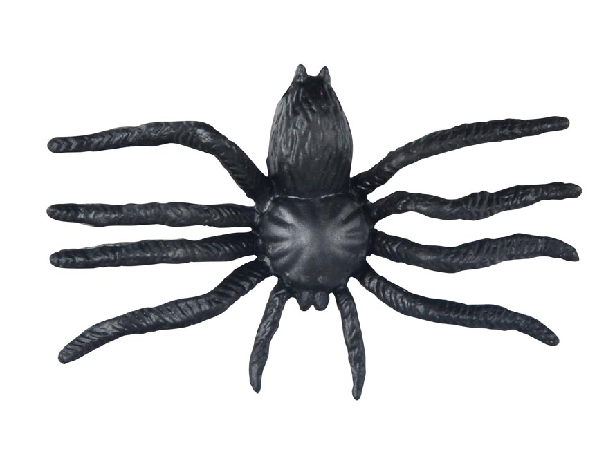 Pavouk černý 8cm 6ks