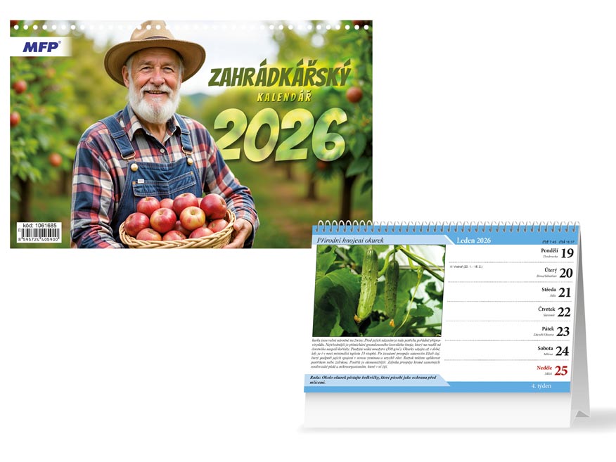 Kalendář 2026 stolní Zahrádkářský