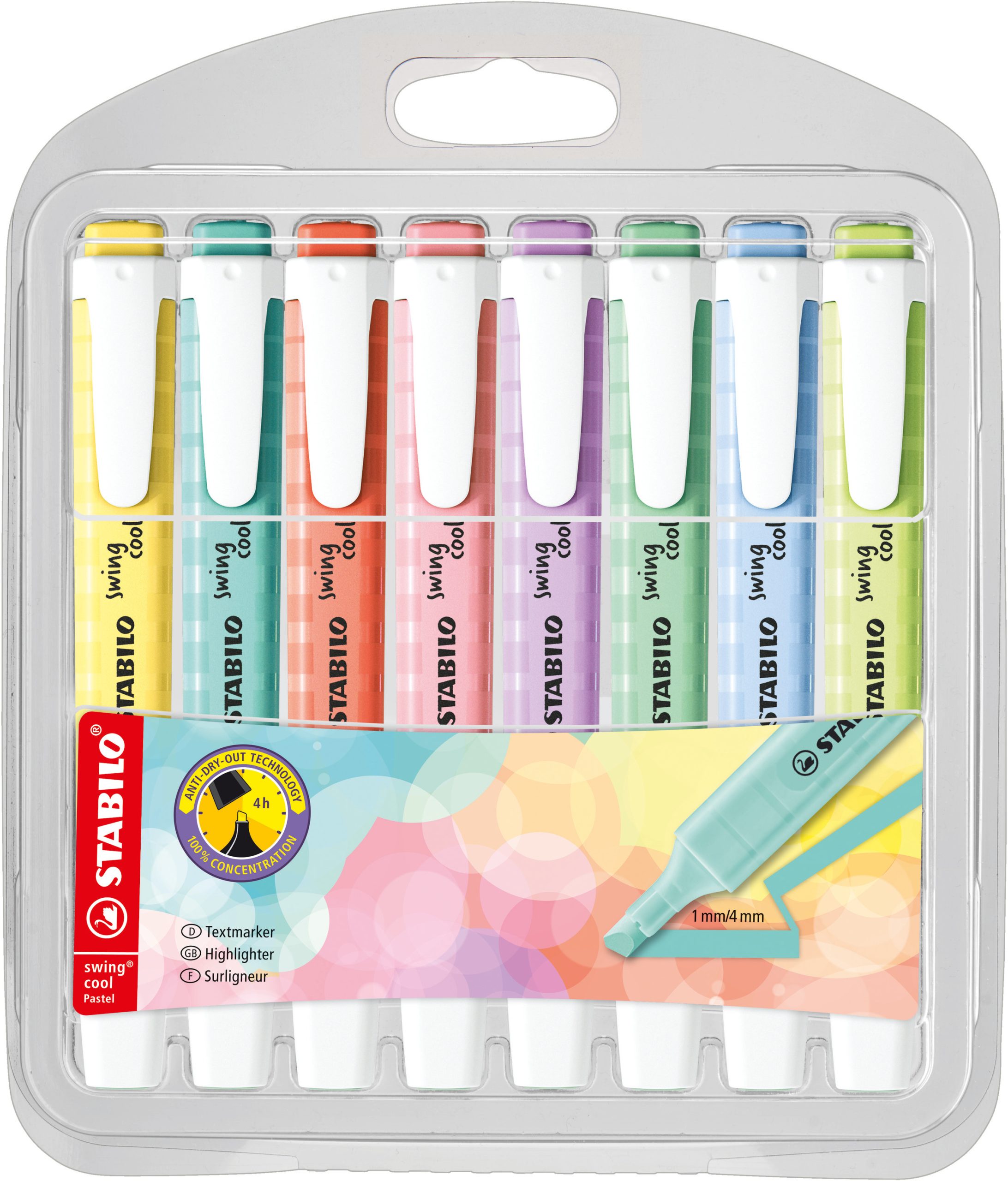 STABILO swing cool Pastel 8 ks Sada