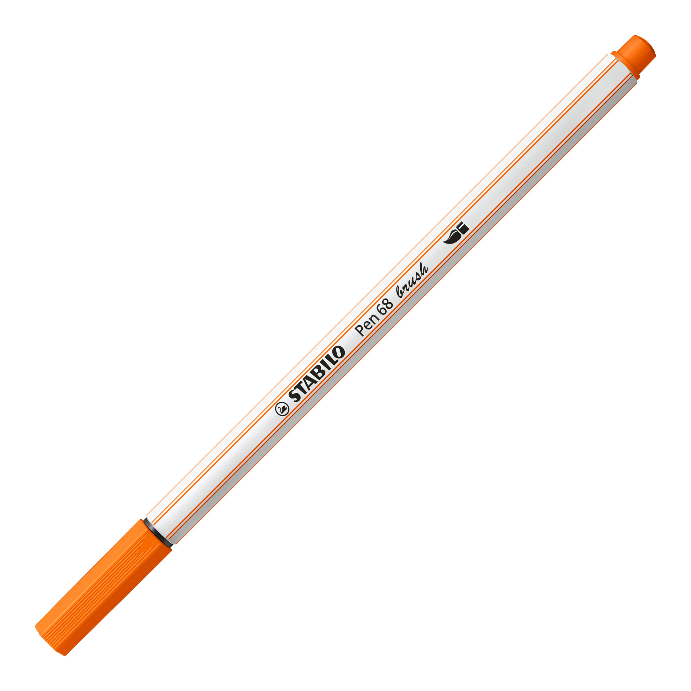 Stabilo pen 68 brush, pale vermilion