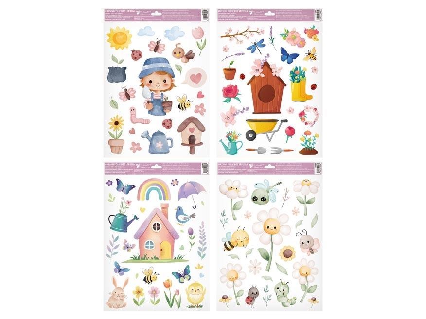 Okenní fólie 6791 Zahrada 30 x 42 cm