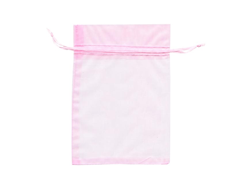 Sáček organza 12 x 17cm růžový