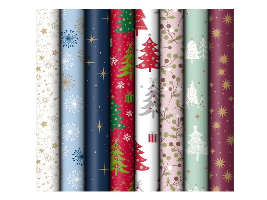 Balicí papír vánoční role 500x70 mix č. 14