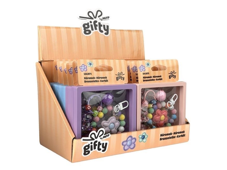 Gifty - náramek na gumičce v rámečku