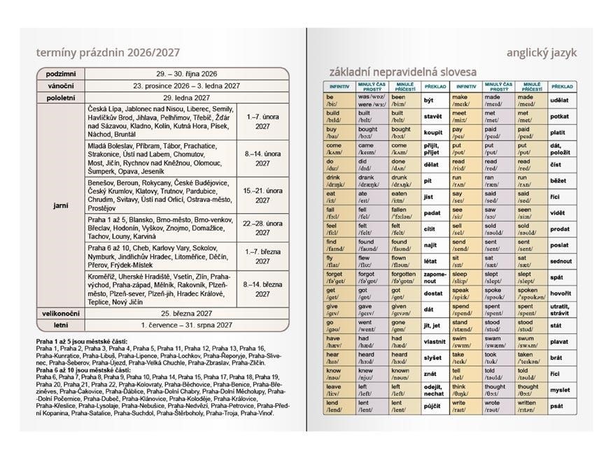 Diář 2026-2027 studentský A6 Lamino 2 - Obrázek 3