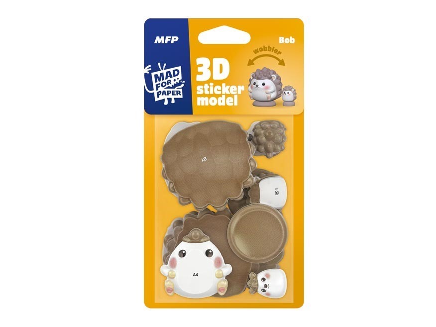 3D Sticker Model wobbler Bob