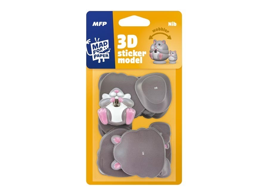 3D Sticker Model wobbler Nib