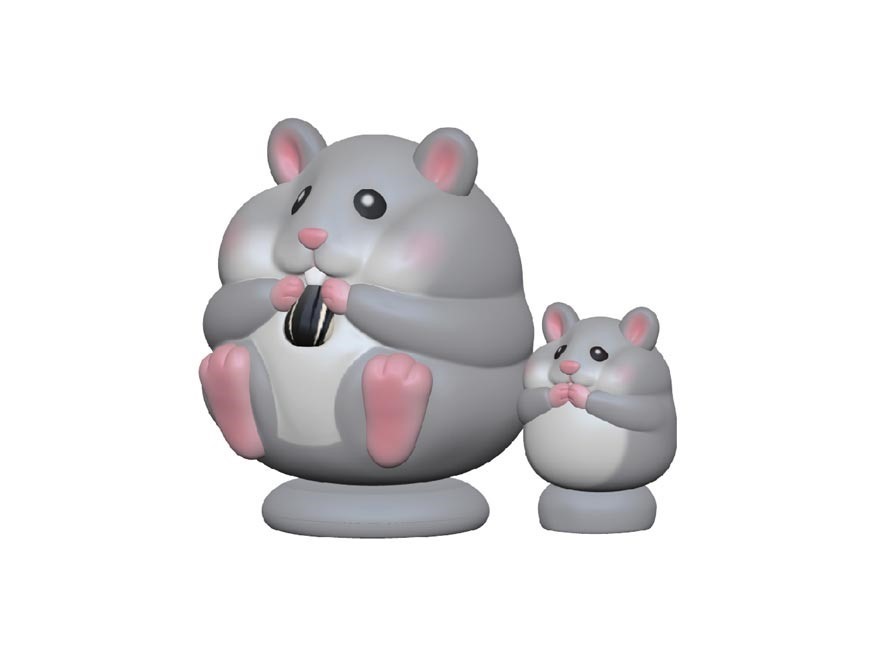 3D Sticker Model wobbler Nib - Obrázek 2
