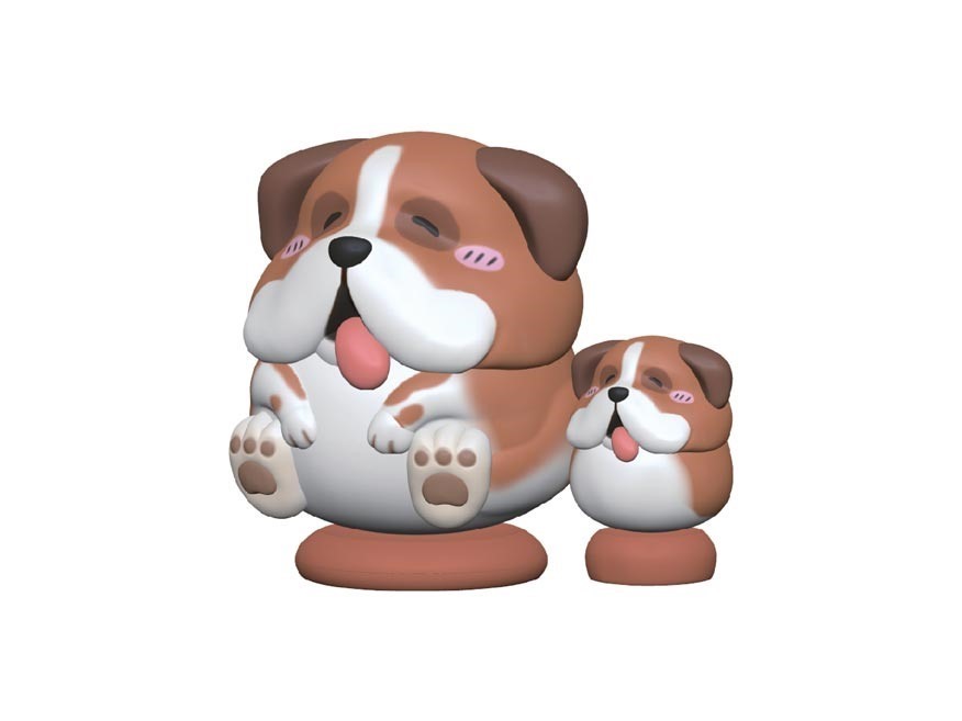 3D Sticker Model wobbler Bernie - Obrázek 2
