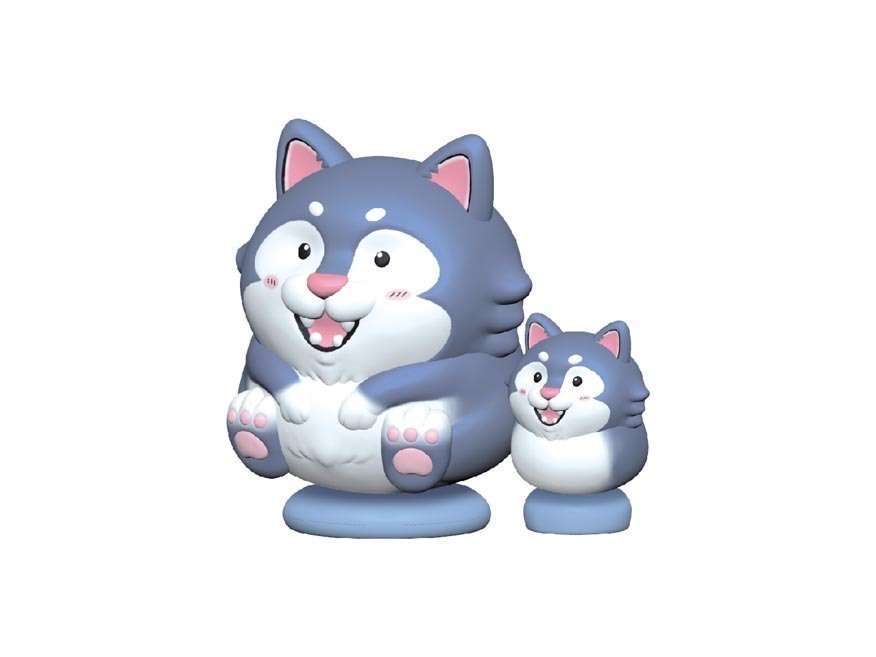 3D Sticker Model wobbler Rex - Obrázek 2