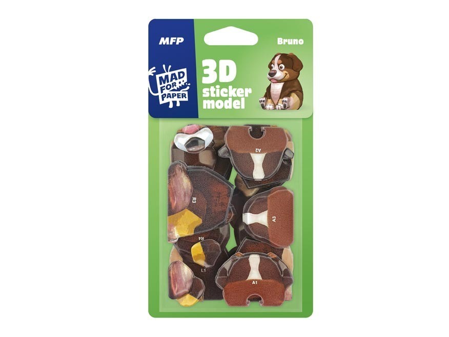 3D Sticker Model Bruno