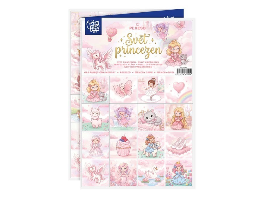 Pexeso MFP 3xA4 Svět princezen