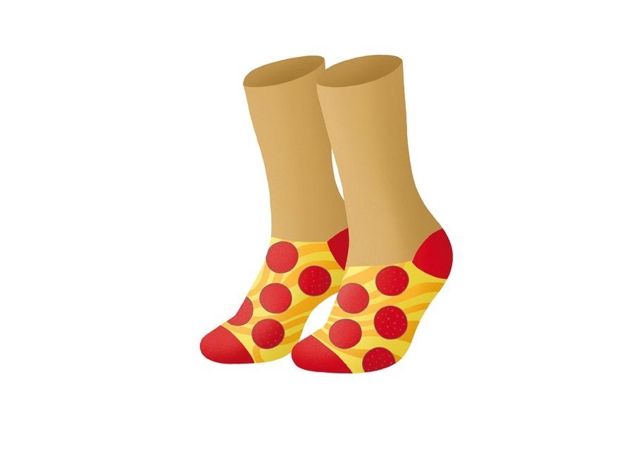 Gifty - Ponožky 31-35 Gifty - PIZZA - Obrázek 2