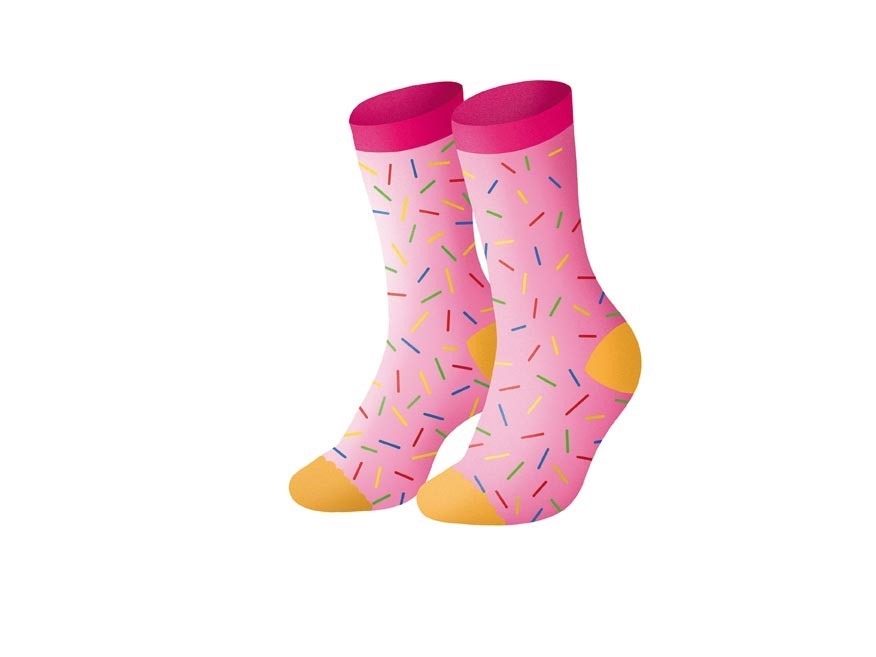 Gifty - Ponožky 31-35 Gifty - DONUT pink - Obrázek 2