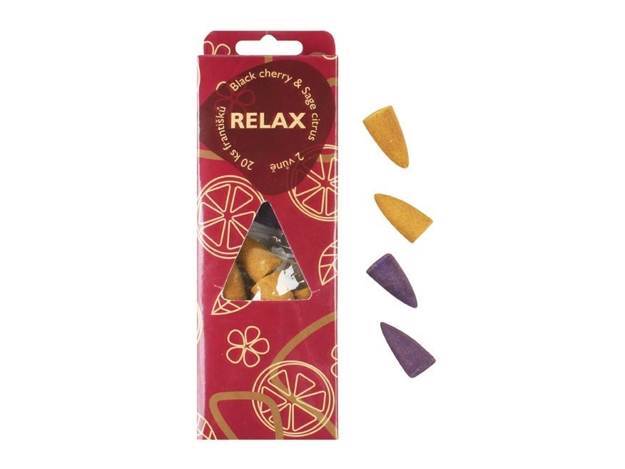Františky 1854 RELAX, Black cherry & Sage citrus, 20 ks