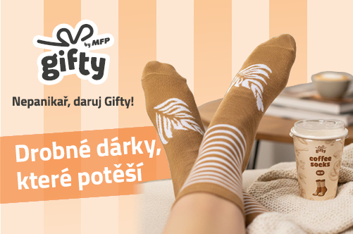 Drobné dárky, Ponožky, Nepanikař, daruj Gifty!