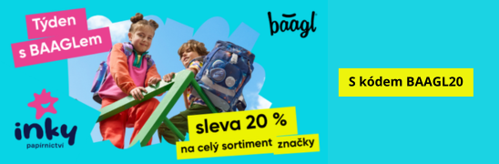 sleva na celý sortiment Baagl